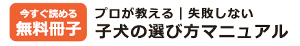 今すぐ読める無料冊子｜子犬の選び方マニュアル